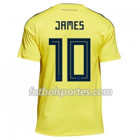 Camisetas Colombia James 10 Primera Equipacion Mundial 2018